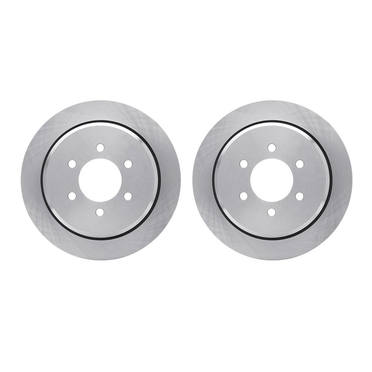 6002-54165 Brake Rotors, 2002-2006 Ford/Lincoln/Mercury/Mazda, Position: Rear