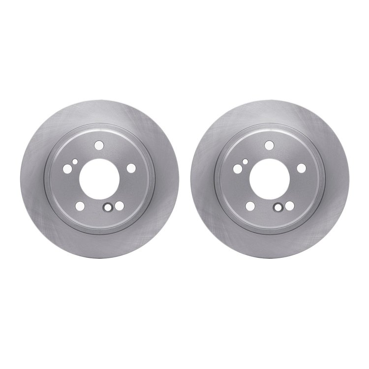 6002-63018 Brake Rotors, 1990-1995 Mercedes-Benz, Position: Rear