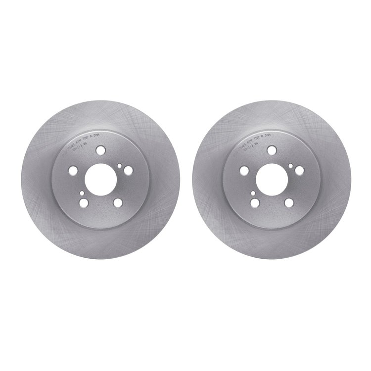 6002-75021 Brake Rotors, 2011-2017 Lexus/Toyota/Scion, Position: Rear