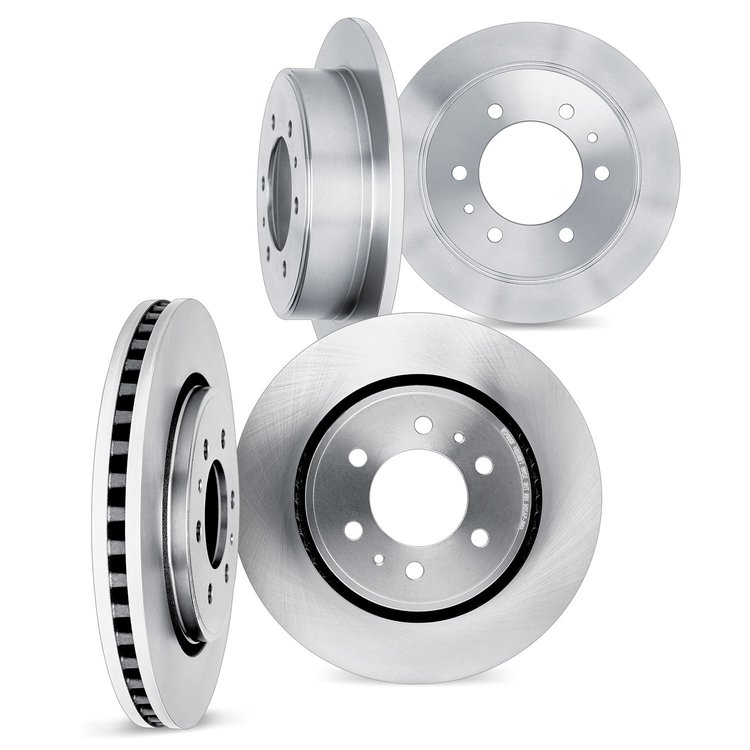 6004-40033 Brake Rotors, Fits Select Multiple Makes/Models, Position: Front and Rear