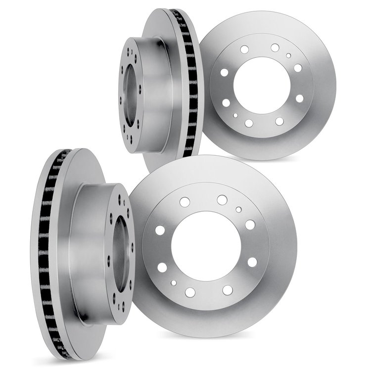6004-48075 Brake Rotors, 1999-2017 GM, Position: Front and Rear