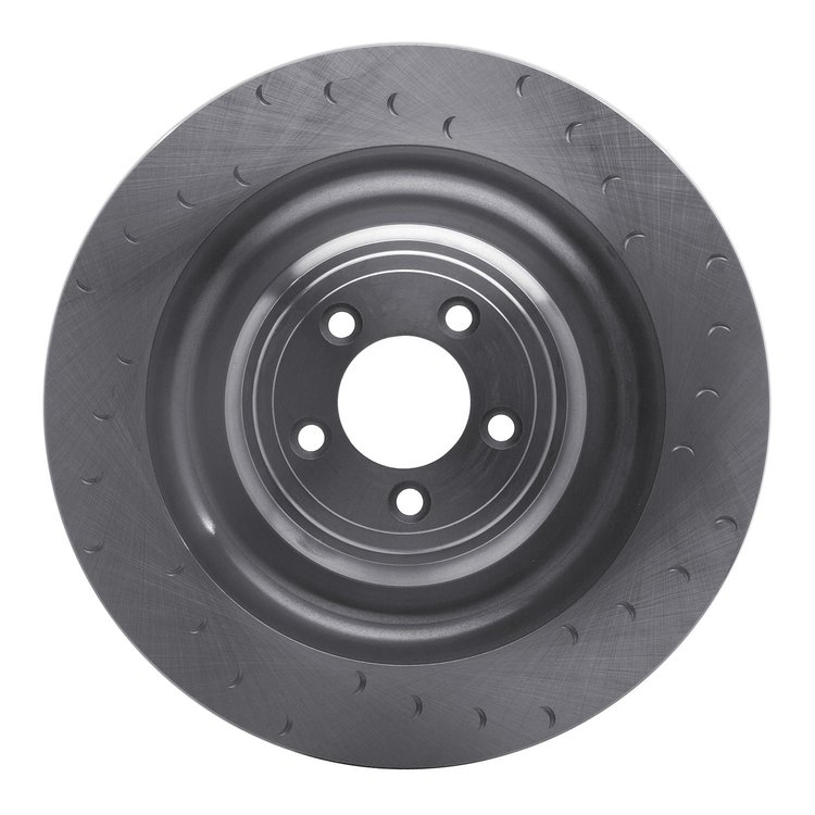 610-20021D Slotted Brake Rotor, 2008-2009 Jaguar, Position: Right Front