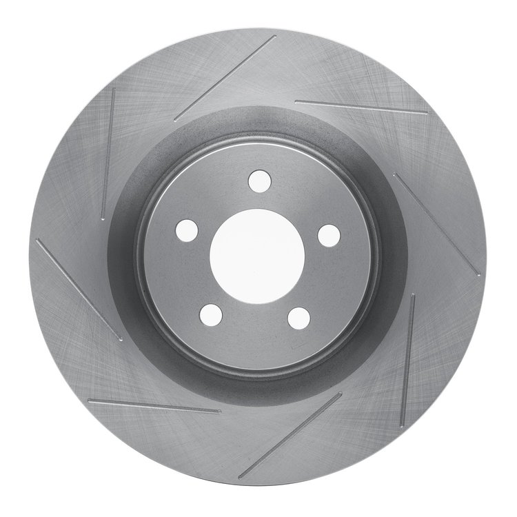 610-39019 Slotted Brake Rotor, 2005-2020 Mopar, Position: Front