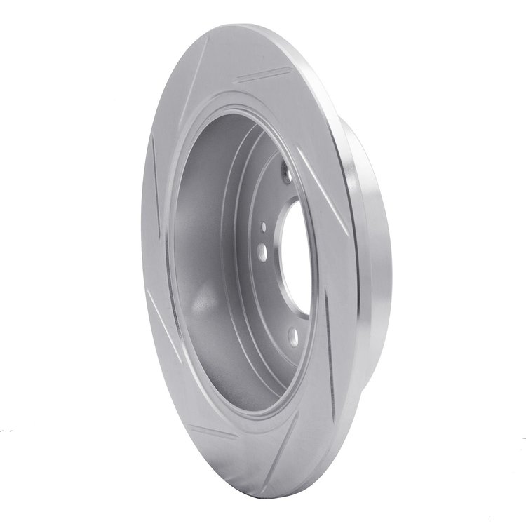 611-03052R Slotted Brake Rotor [Silver], 2016-2021 Kia/Hyundai/Genesis, Position: Rear Right