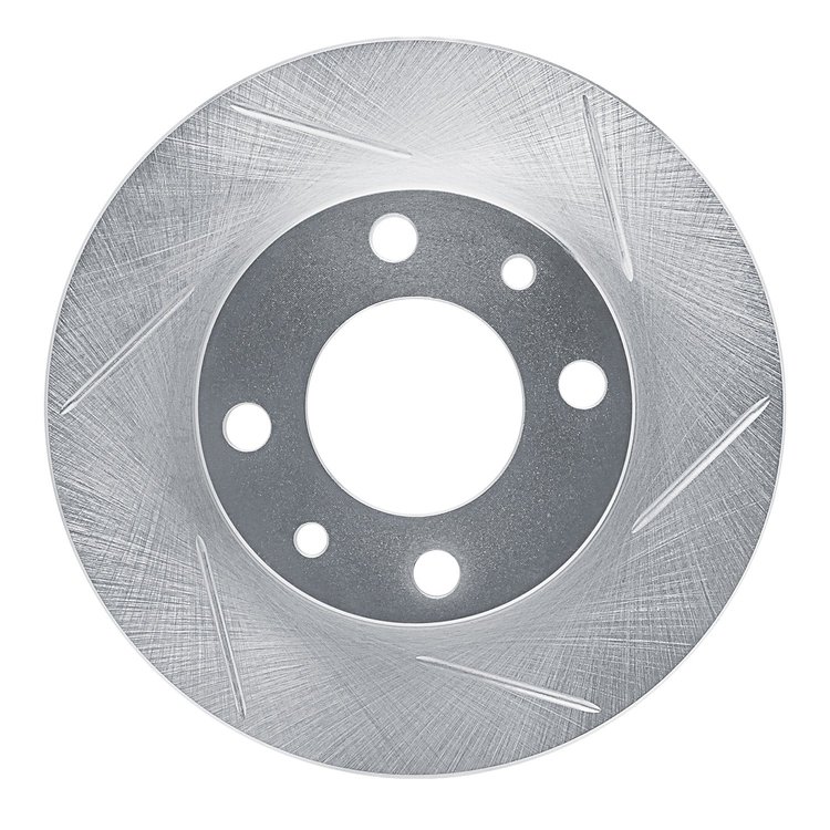 611-07000R Slotted Brake Rotor [Silver], 1966-1992 Multiple Makes/Models, Position: Front Right, Rear Right