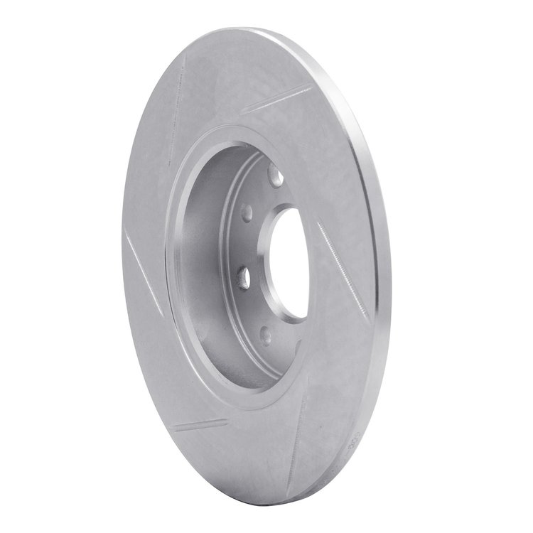 611-07005R Slotted Brake Rotor [Silver], 2013-2019 Mopar, Position: Rear Right