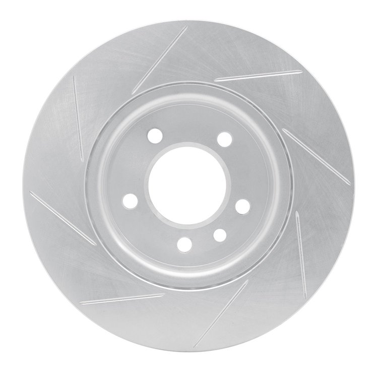 611-11013R Slotted Brake Rotor [Silver], 2005-2007 Land Rover, Position: Front Right
