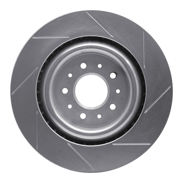 611-20016L Slotted Brake Rotor [Silver], 2000-2006 Jaguar, Position: Front Left