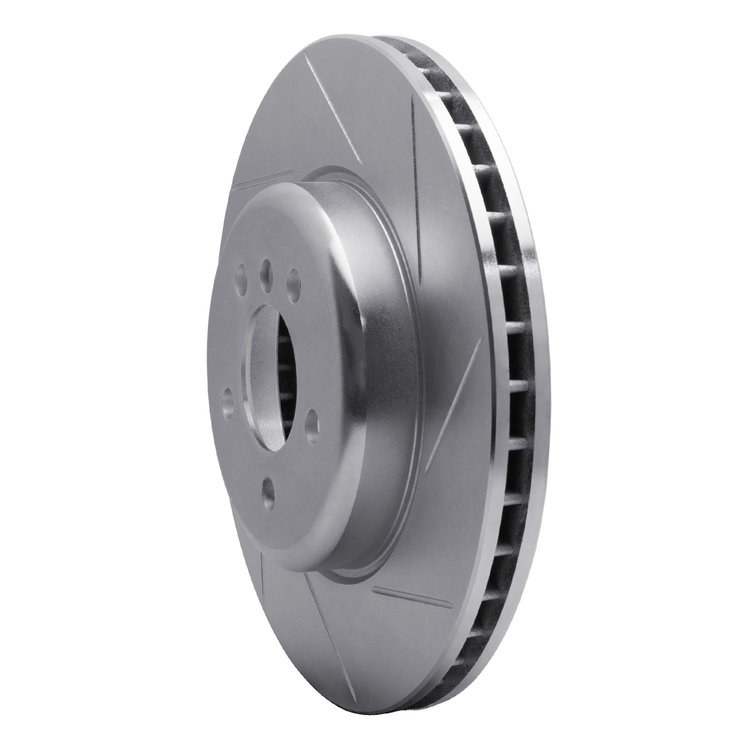 611-31097R Slotted Brake Rotor [Silver], 2011-2019 BMW, Position: Front Right
