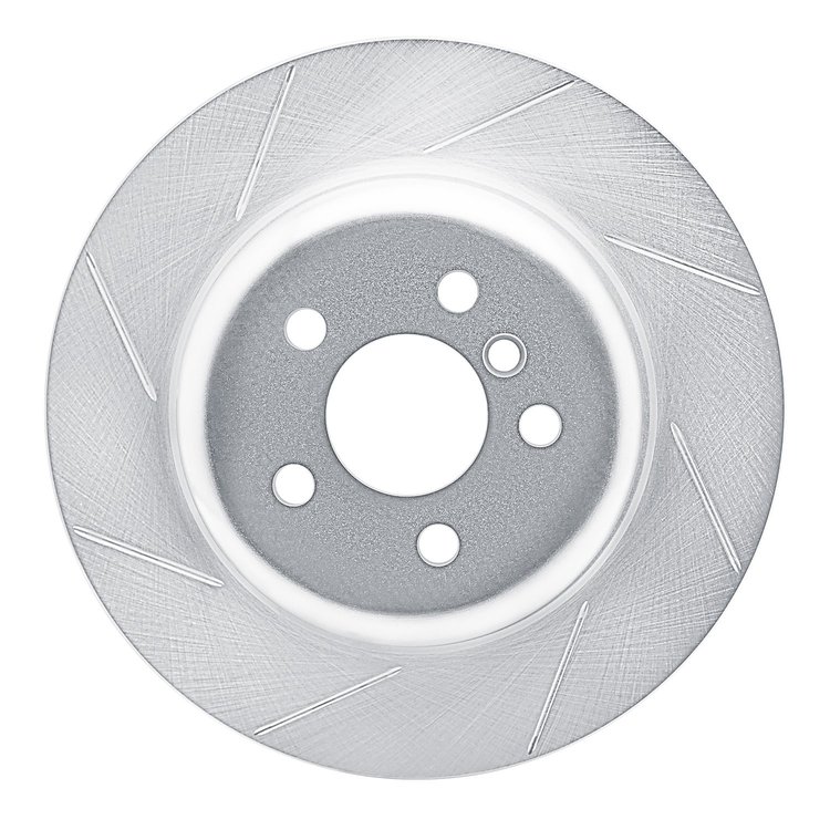 611-31169D Slotted Brake Rotor [Silver], Fits Select Multiple Makes/Models, Position: Rear Right