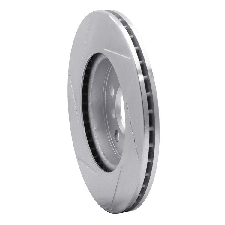611-32017R Slotted Brake Rotor [Silver], 2014-2021 Mini, Position: Front Right
