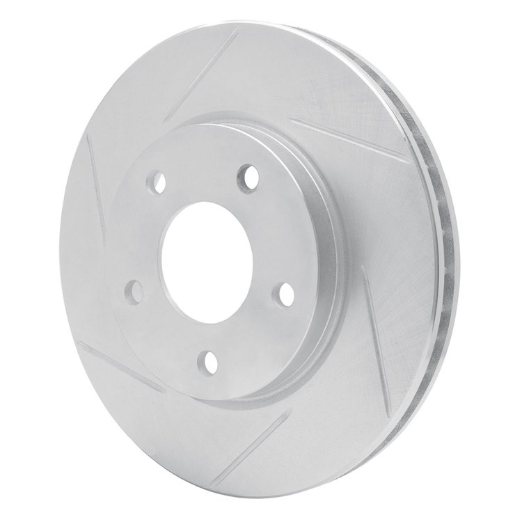 611-40024L Slotted Brake Rotor [Silver], 2007-2017 Multiple Makes/Models, Position: Front Left