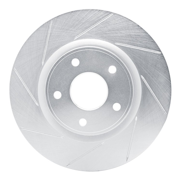 611-40112L Slotted Brake Rotor [Silver], 2012-2021 Multiple Makes/Models, Position: Front Left