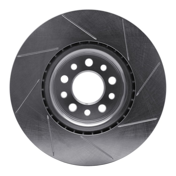611-42013L Slotted Brake Rotor [Silver], 2014-2021 Mopar, Position: Front Left