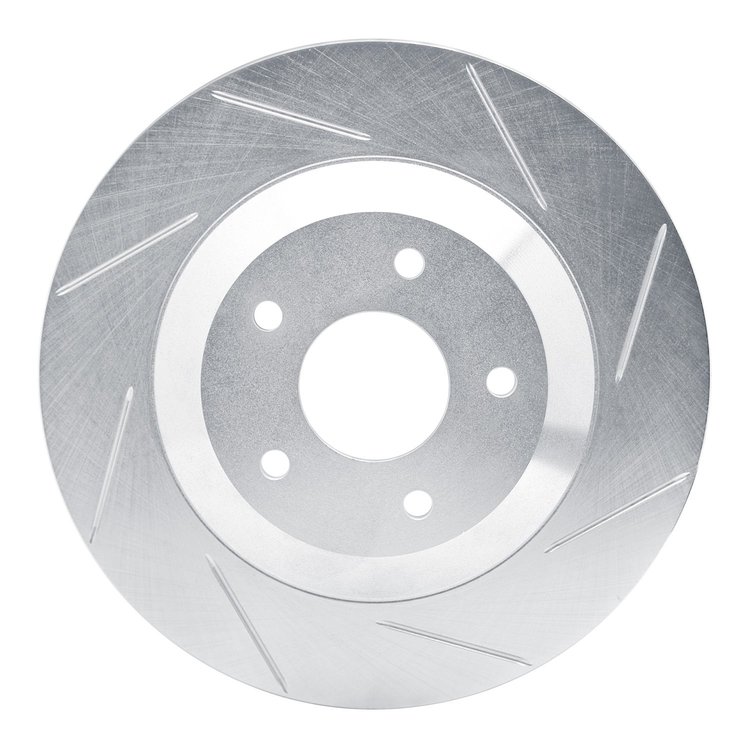 611-46008D Slotted Brake Rotor [Silver], 1997-2009 GM, Position: Right Front