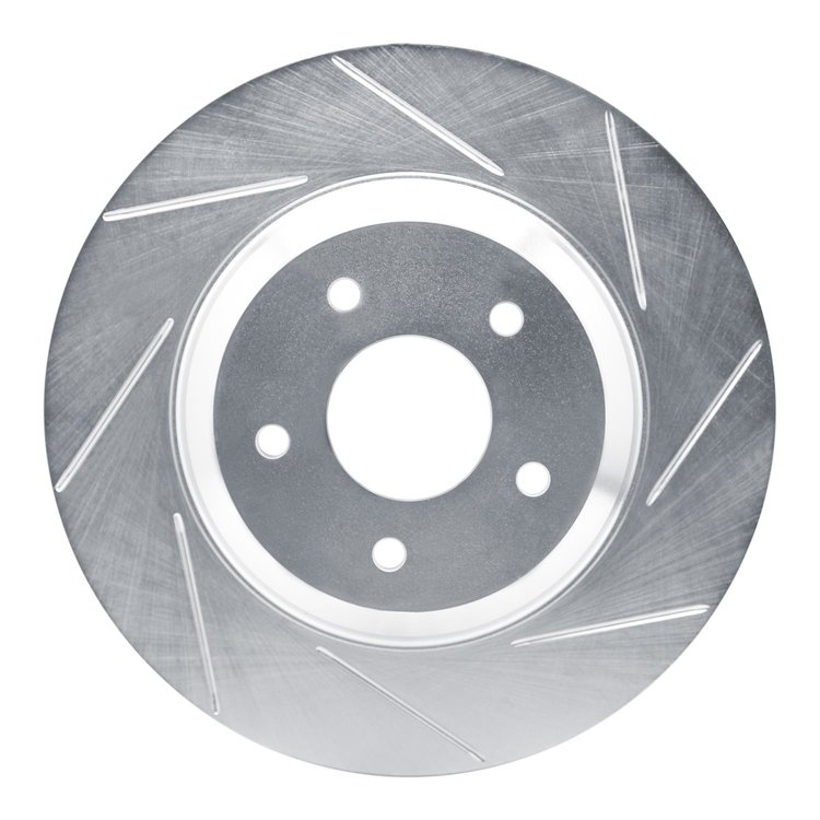 611-47023D Slotted Brake Rotor [Silver], 1988-1996 GM, Position: Left Front