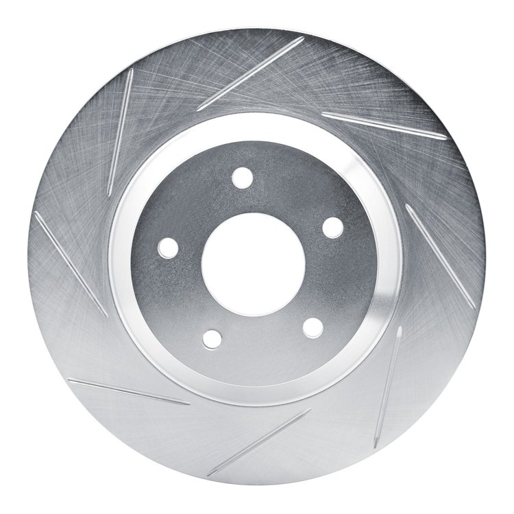 611-47024D Slotted Brake Rotor [Silver], 1988-1996 GM, Position: Right Front