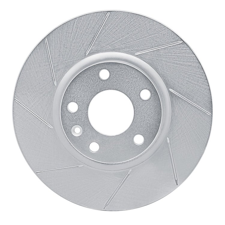 611-47050L Slotted Brake Rotor [Silver], 2014-2019 GM, Position: Front Left