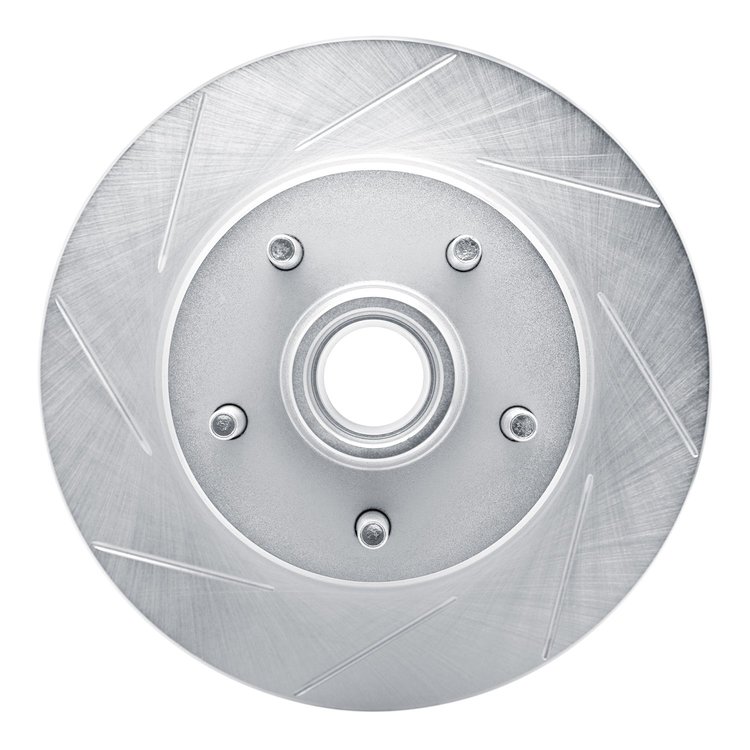 611-47061L Slotted Brake Rotor [Silver], 1977-1995 GM, Position: Front Left