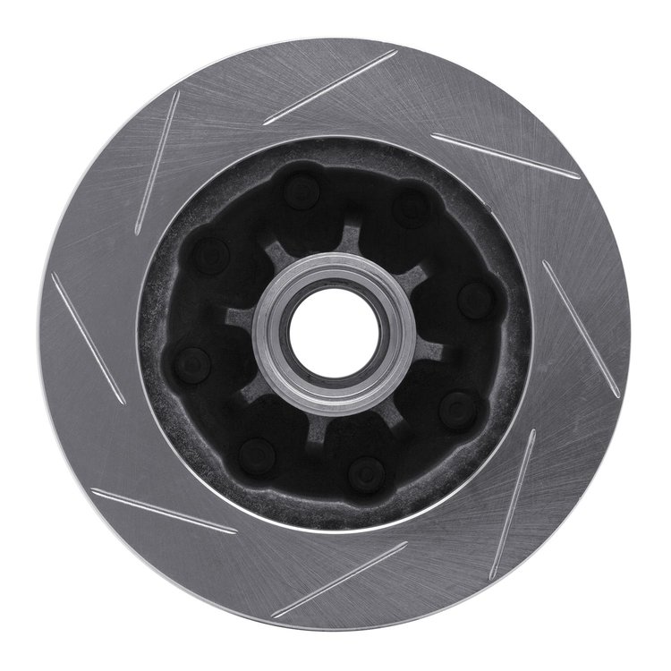 611-48004R Slotted Brake Rotor [Silver], 1971-1995 Multiple Makes/Models, Position: Front Right