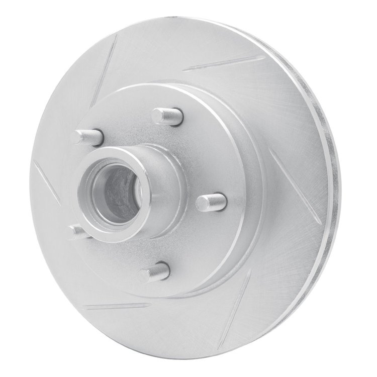 611-48016L Slotted Brake Rotor [Silver], 1991-2003 GM, Position: Front Left