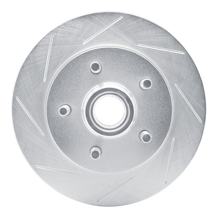 611-48022L Slotted Brake Rotor [Silver], 1992-2002 GM, Position: Front Left