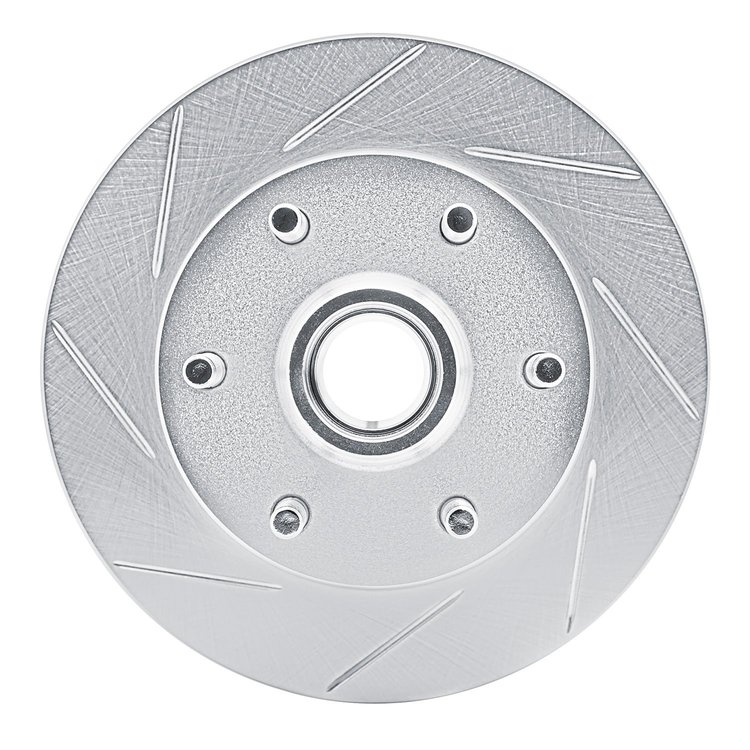 611-48031L Slotted Brake Rotor [Silver], 1994-2002 GM, Position: Front Left