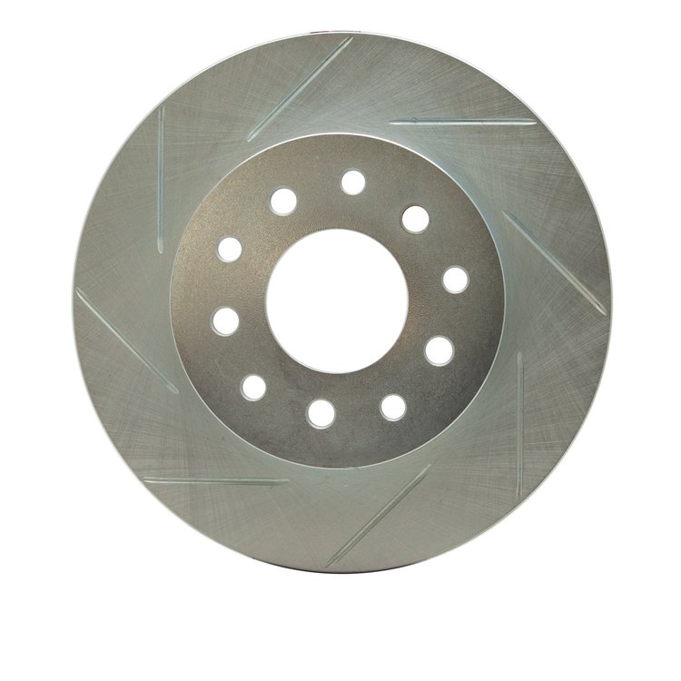 611-54004L Slotted Brake Rotor [Silver], 1994-1997 Ford/Lincoln/Mercury/Mazda, Position: Front Left