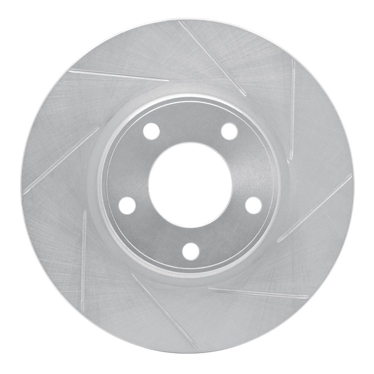 611-54091R Slotted Brake Rotor [Silver], 2007-2008 Ford/Lincoln/Mercury/Mazda, Position: Front Right