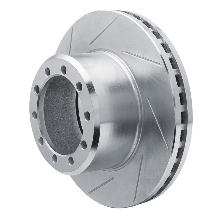 611-54112L Slotted Brake Rotor [Silver], 1988-1998 Ford/Lincoln/Mercury/Mazda, Position: Fr Left, Front Left, Rear Left, Rr Left