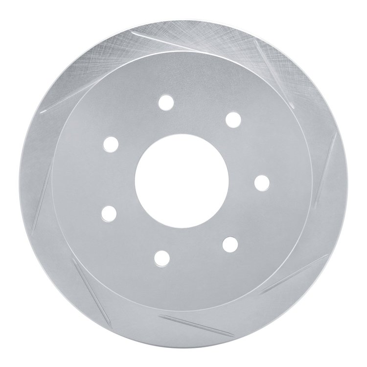 611-54151R Slotted Brake Rotor [Silver], 1997-2004 Ford/Lincoln/Mercury/Mazda, Position: Rear Right