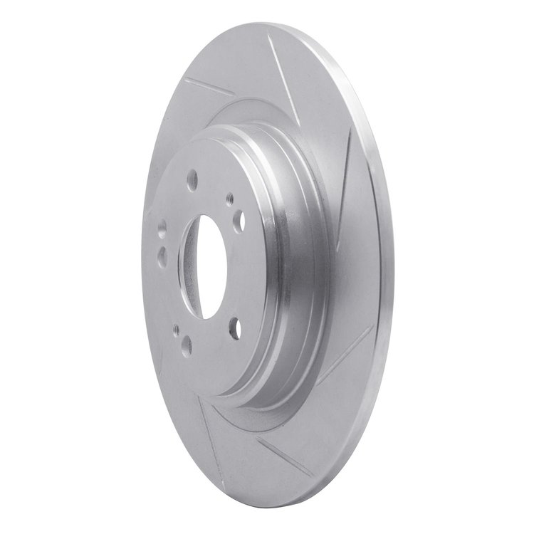 611-58030R Slotted Brake Rotor [Silver], 2017-2020 Acura/Honda, Position: Rear Right