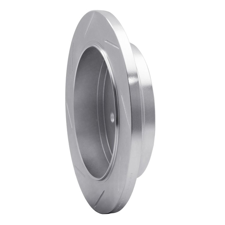 611-63123R Slotted Brake Rotor [Silver], 1998-2005 Mercedes-Benz, Position: Rear Right