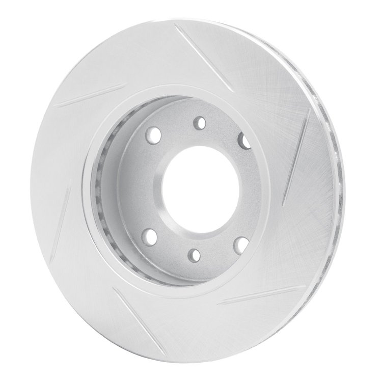 611-67028L Slotted Brake Rotor [Silver], 1989-2013 Multiple Makes/Models, Position: Front Left