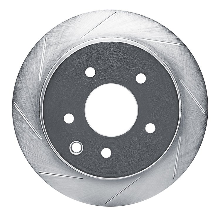 611-67050L Slotted Brake Rotor [Silver], 2002-2021 Multiple Makes/Models, Position: Rear Left