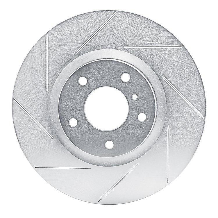 611-67052L Slotted Brake Rotor [Silver], 2003-2021 Infiniti/Nissan, Position: Front Left