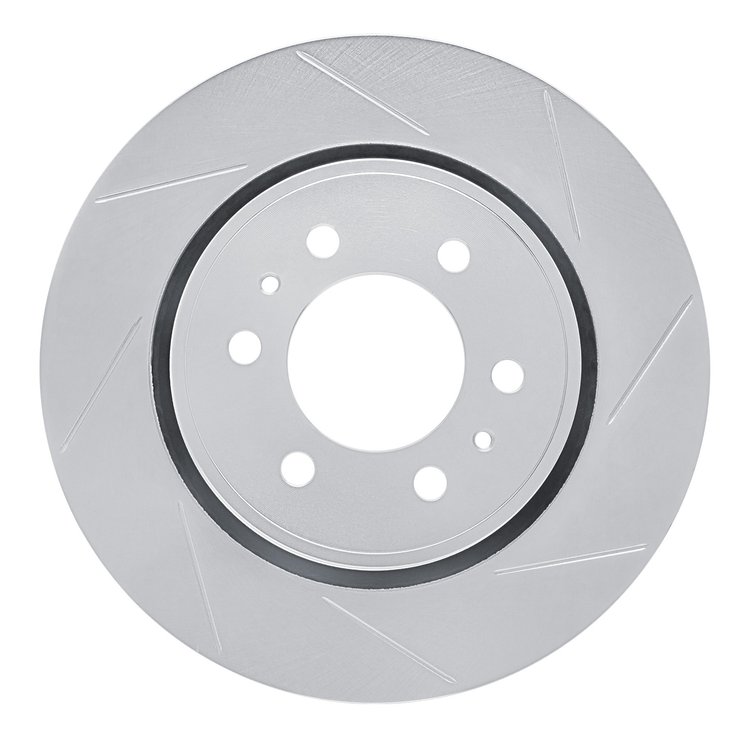 611-67098R Slotted Brake Rotor [Silver], 2007-2021 Infiniti/Nissan, Position: Front Right