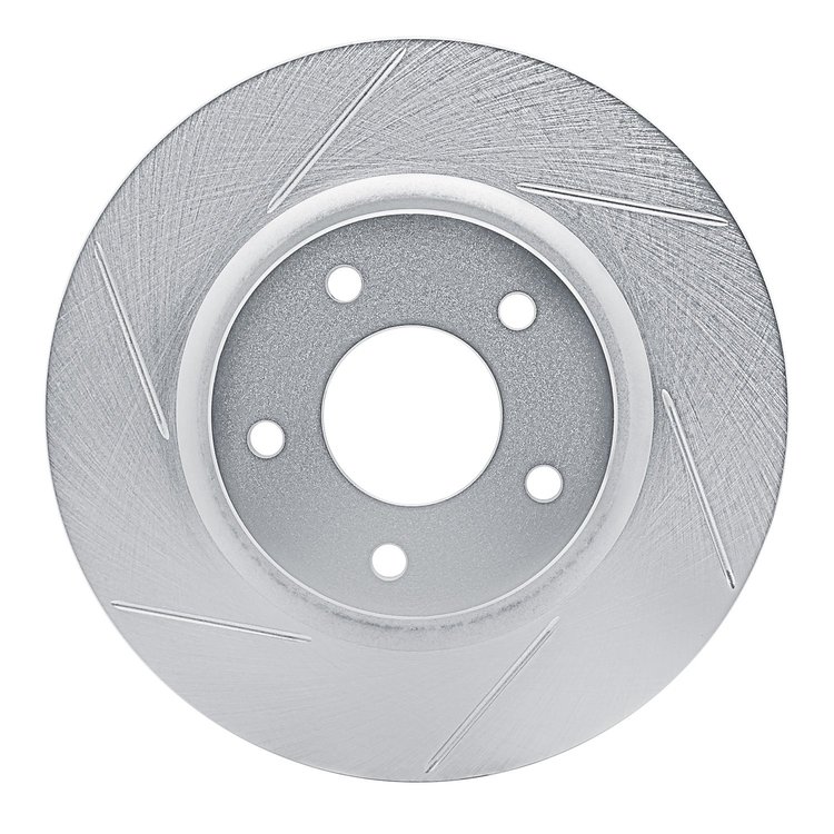 611-67106L Slotted Brake Rotor [Silver], 2014-2021 Multiple Makes/Models, Position: Front Left