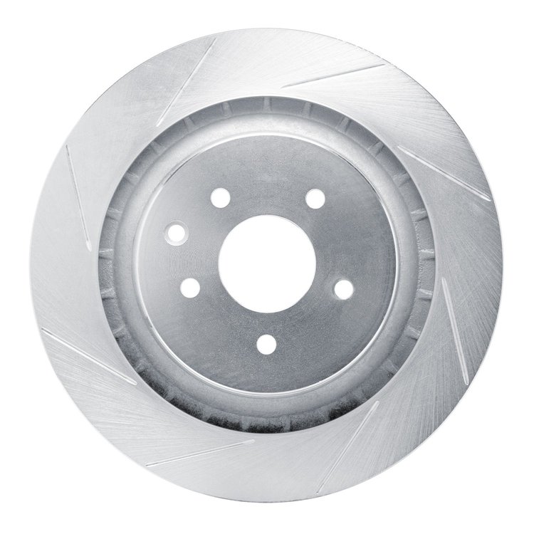 611-68013L Slotted Brake Rotor [Silver], 2008-2020 Infiniti/Nissan, Position: Rear Left