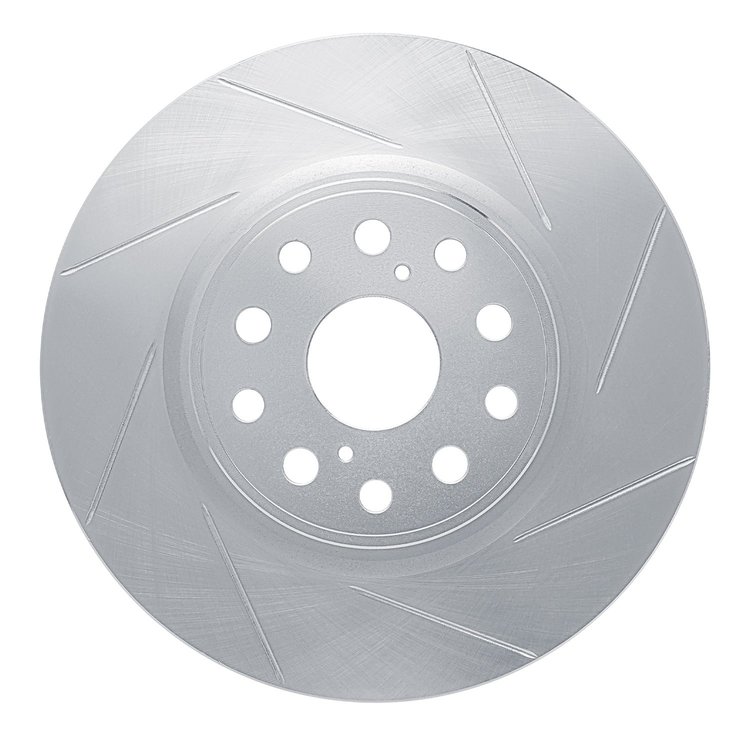 611-75017R Slotted Brake Rotor [Silver], Fits Select Lexus/Toyota/Scion, Position: Front Right
