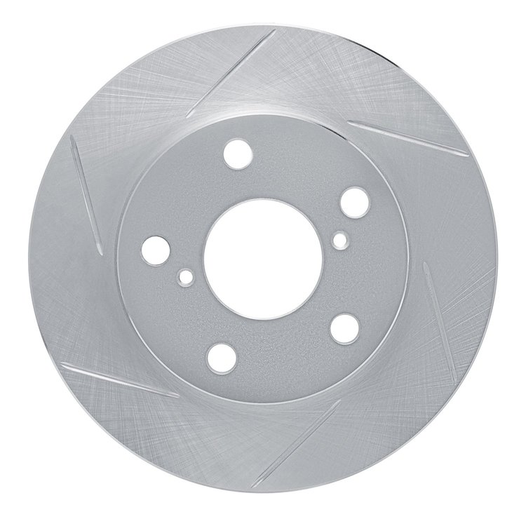 611-76047L Slotted Brake Rotor [Silver], 1991-1995 Lexus/Toyota/Scion, Position: Front Left