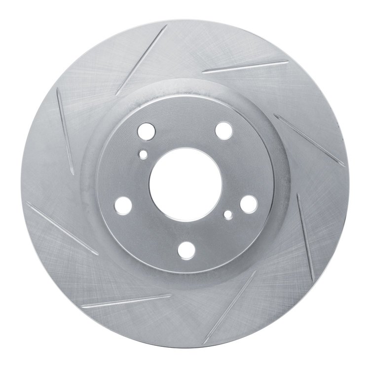611-76080L Slotted Brake Rotor [Silver], 2006-2020 Multiple Makes/Models, Position: Front Left