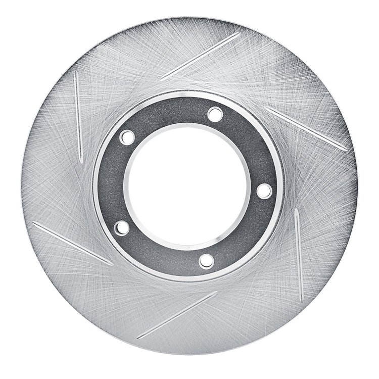 611-76096L Slotted Brake Rotor [Silver], 1984-1995 Lexus/Toyota/Scion, Position: Front Left