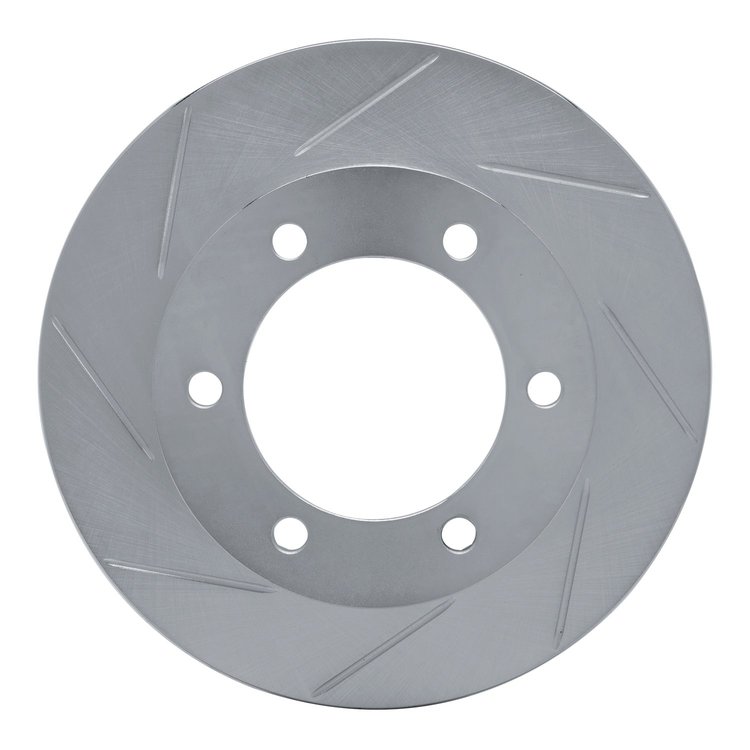 611-76121L Slotted Brake Rotor [Silver], 1995-2004 Lexus/Toyota/Scion, Position: Front Left