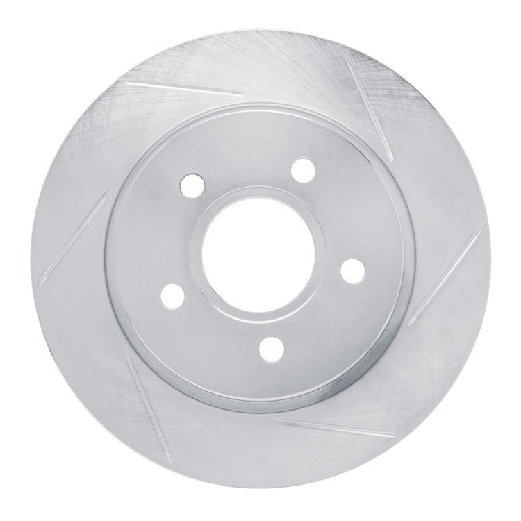 611-80049R Slotted Brake Rotor [Silver], 2014-2016 Ford/Lincoln/Mercury/Mazda, Position: Rear Right
