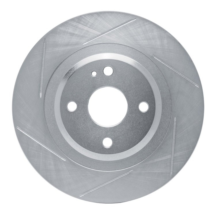 611-80072L Slotted Brake Rotor [Silver], 2016-2021 Multiple Makes/Models, Position: Rear Left
