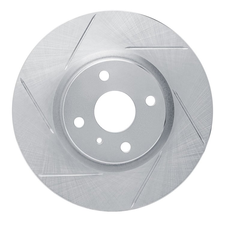 611-80073L Slotted Brake Rotor [Silver], 2016-2021 Multiple Makes/Models, Position: Front Left