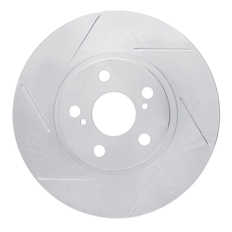 611-92009L Slotted Brake Rotor [Silver], 2009-2015 Lexus/Toyota/Scion, Position: Front Left