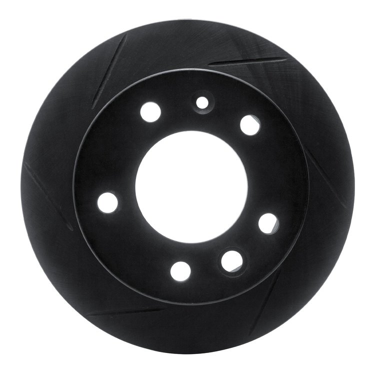 613-40041L Slotted Brake Rotor [Black], 2002-2006 Multiple Makes/Models, Position: Fr Left, Front Left