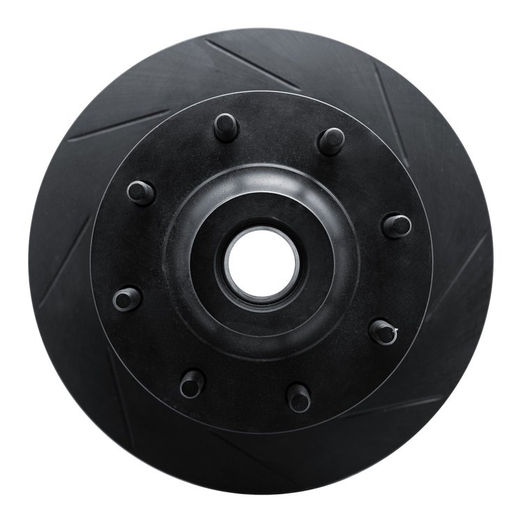 613-54098R Slotted Brake Rotor [Black], 1973-1979 Ford/Lincoln/Mercury/Mazda, Position: Front Right